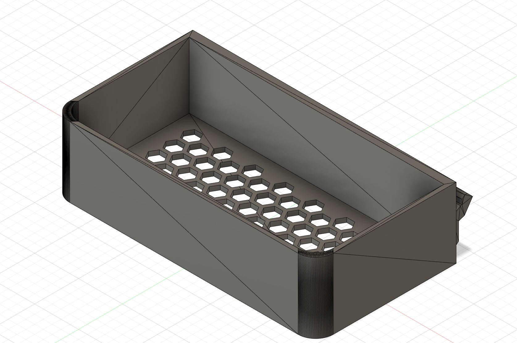 Side boxes with Hexagons by Magxnus Download free STL model