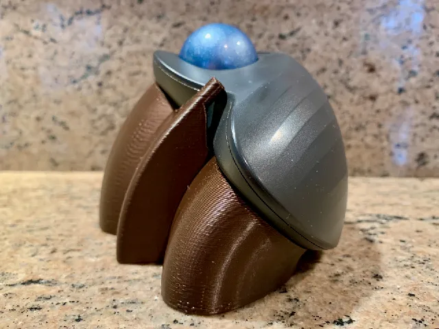 Logitech M575 trackball angled base