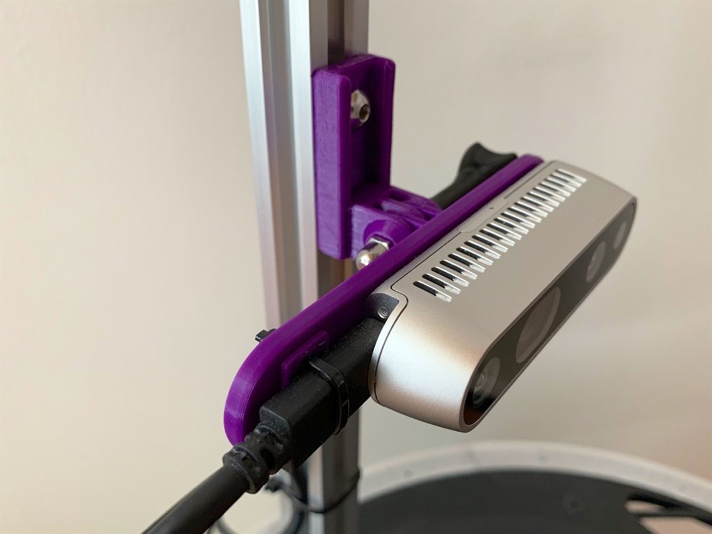 Intel RealSense D435 camera GoPro adapter by vatbrain Download free