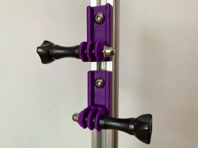 GoPro compatible mount for V-Slot 20x20mm extrusion