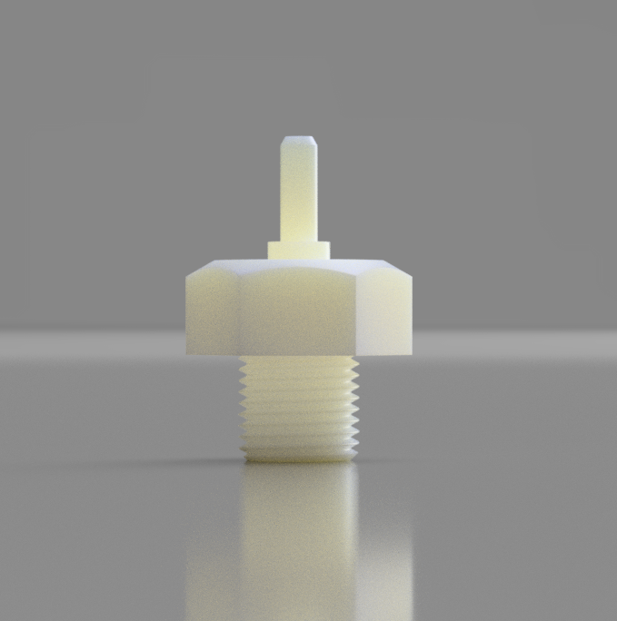 1/8 BSP male to 3mm tube (air assist fitting)