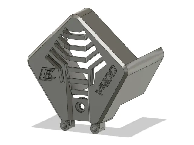 v400 Fan shroud and fyset input shaper mount
