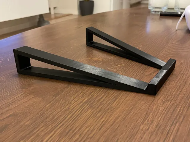 V style low profile laptop stand/riser