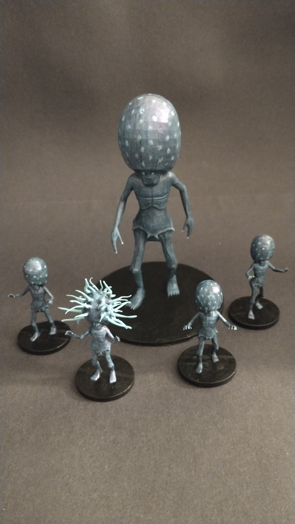 Celestial Minion & Emissary Miniature (Bloodborne Fan Art)