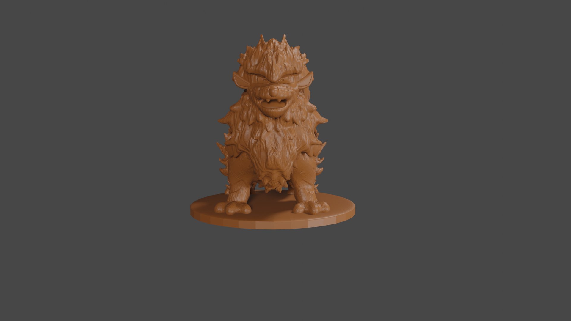 Pokemon inspired, Arcanine, Tabletop DnD miniature