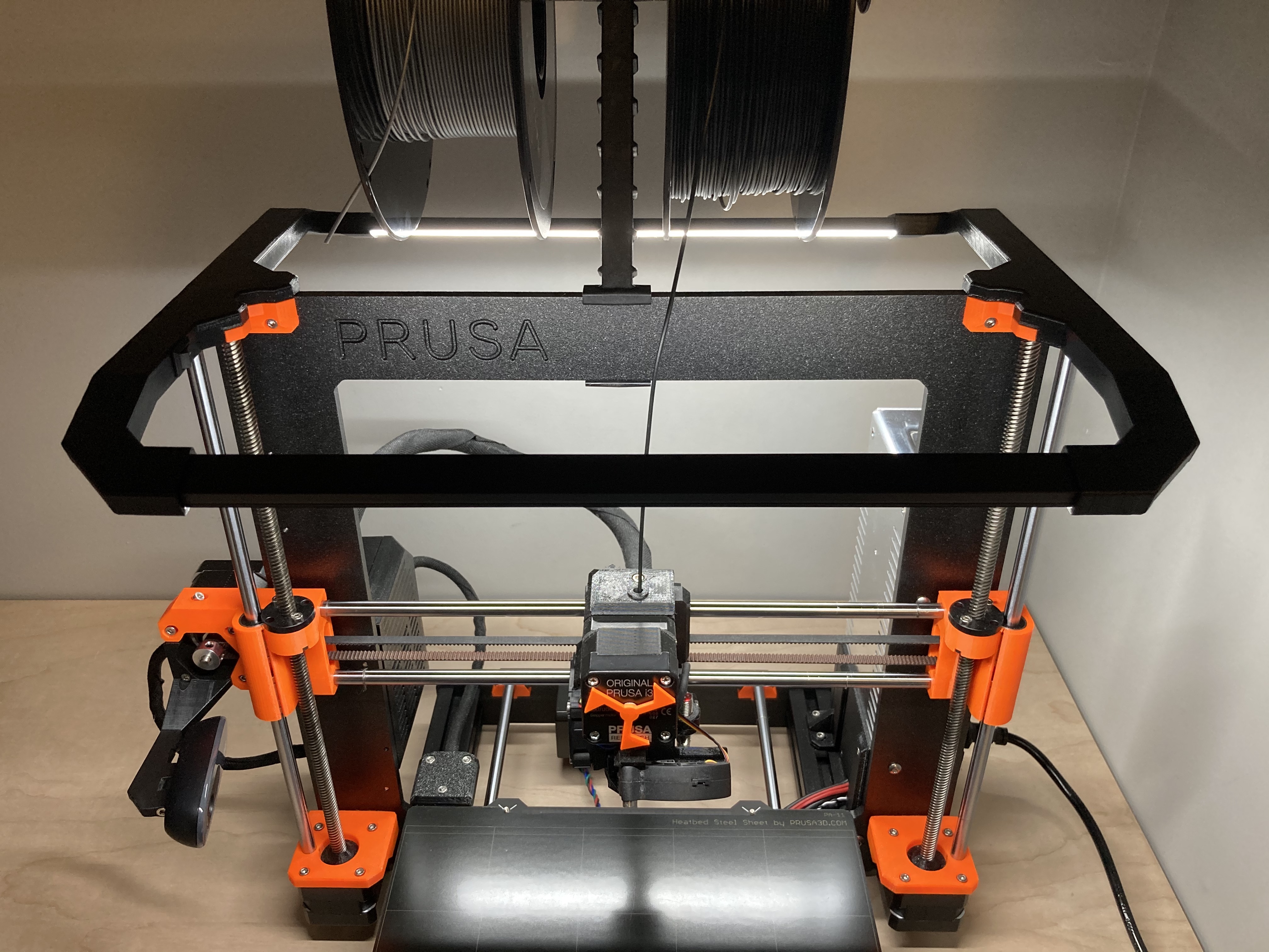 LED Light Bar Prusa i3 MK2/MK3 by In3DSpace