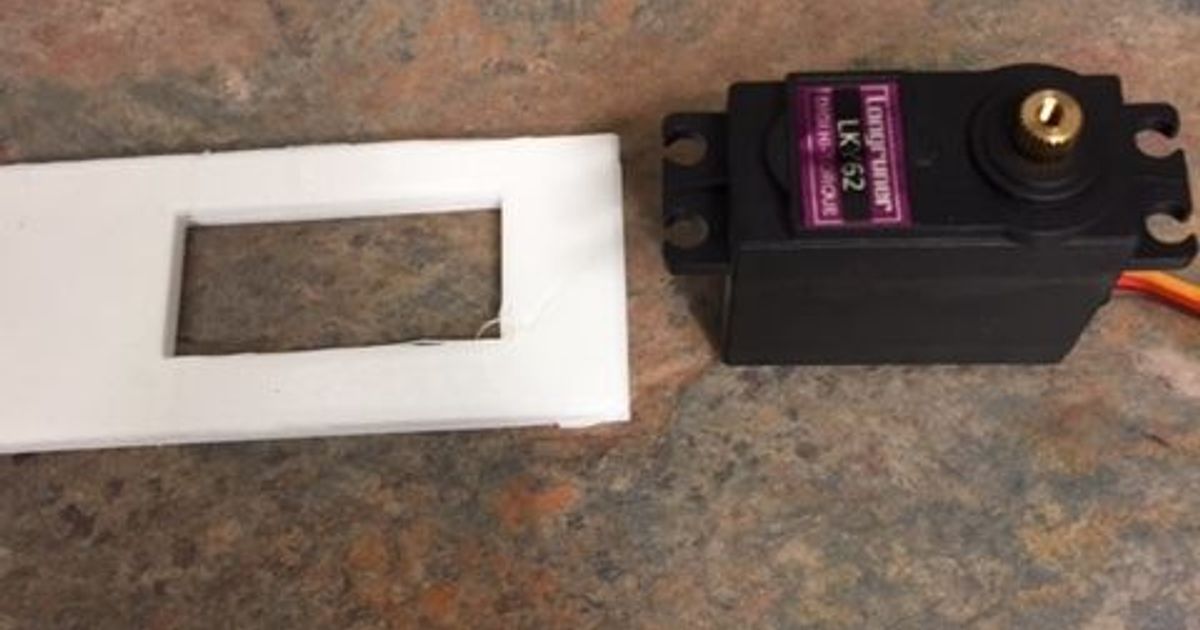 Inmoov MG996R & DMS200MD servo adapters by Paglia Industries