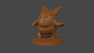 Gigantamax Gengar (Pokemon) キョダイマックス ゲンガー by Jangy, Download free STL  model