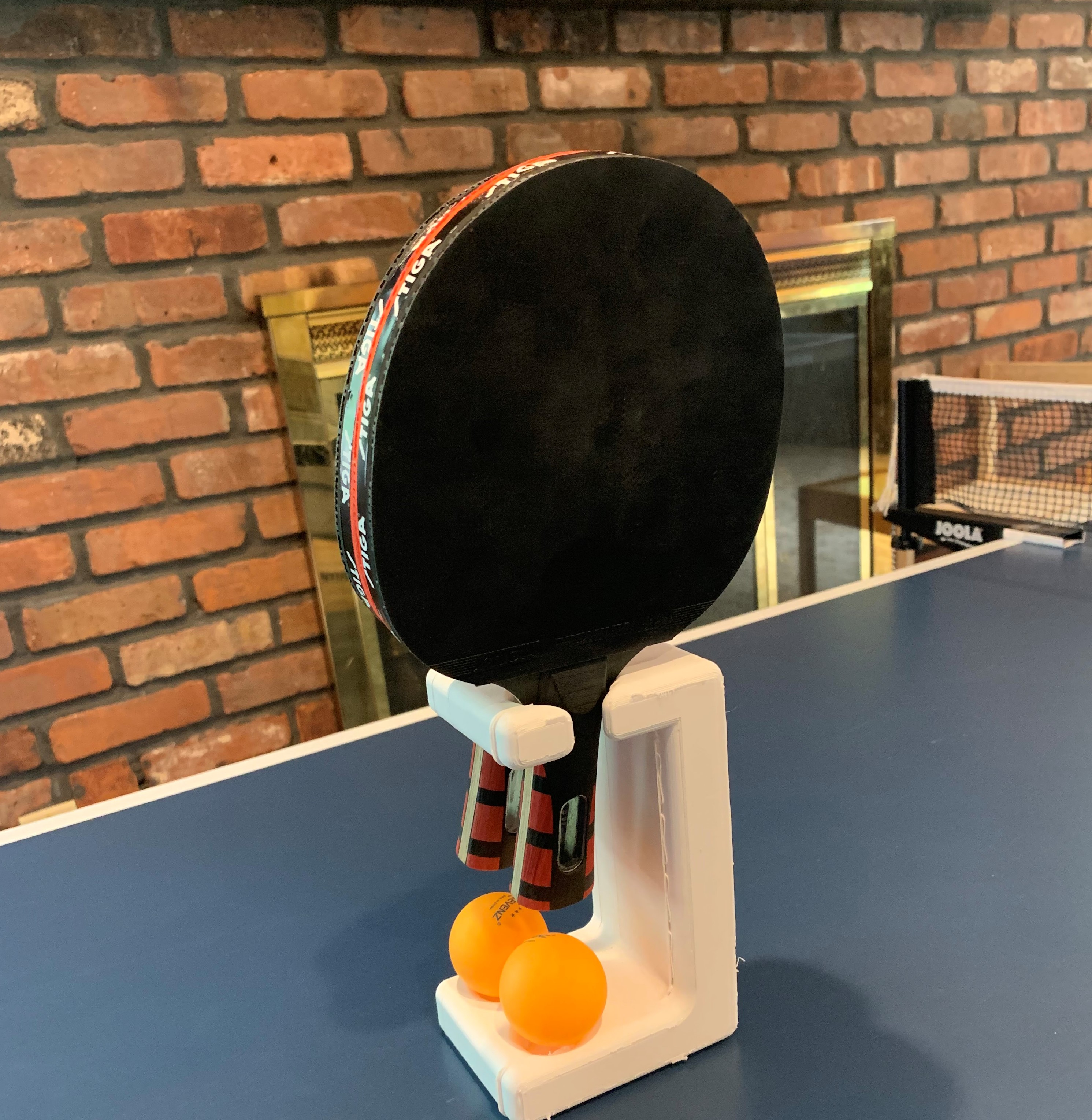 Table Tennis Paddle and Ball Holder
