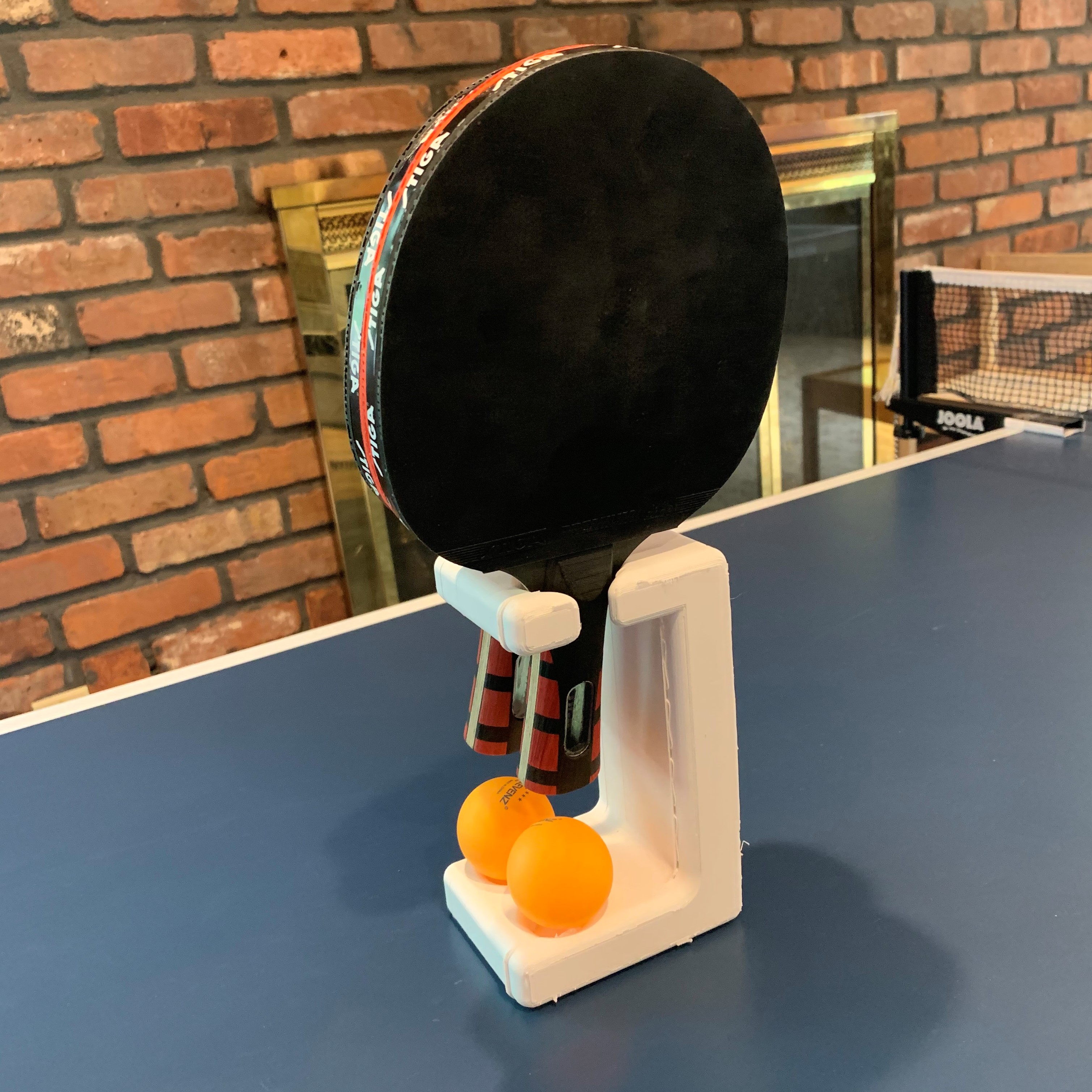 Table Tennis Paddle and Ball Holder by SamayL Download free STL model