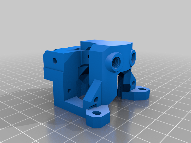 Dual² Extruder, Single Nozzle dual extrusion Direct drive extruder
