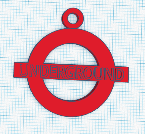 London Underground Keyring