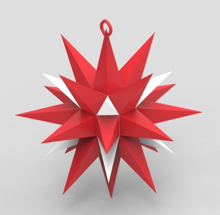 Modular 3D Christmas Star - Rhombenkuboktaeder