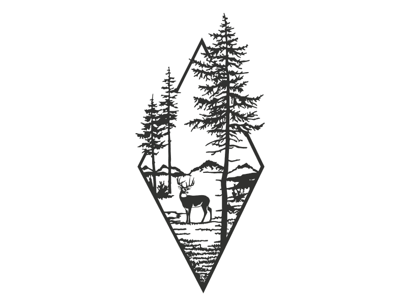 Deer in the woods by mishkin2 | Download free STL model | Printables.com