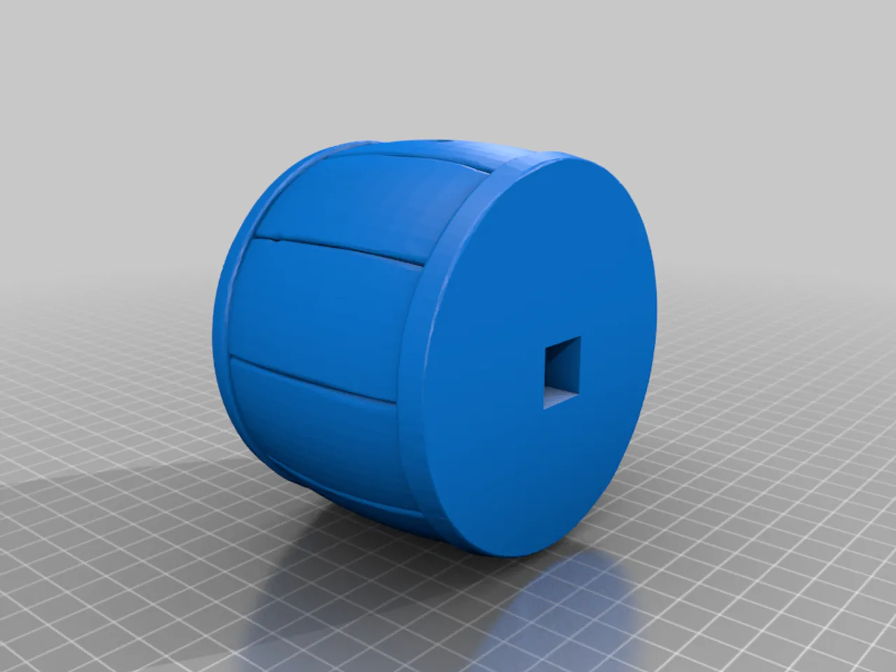 Sea of Thieves Gunpowder Barrel - Split with Registration pins by