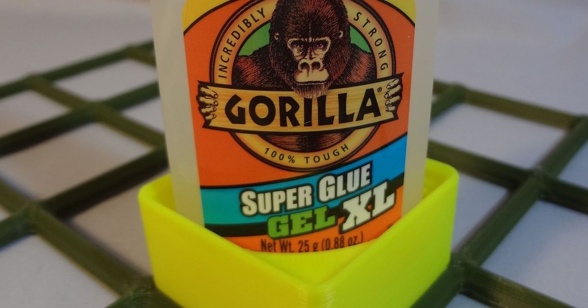 Gridfinity Gorilla Glue Gel XL Holder by Downgrayed Download free STL