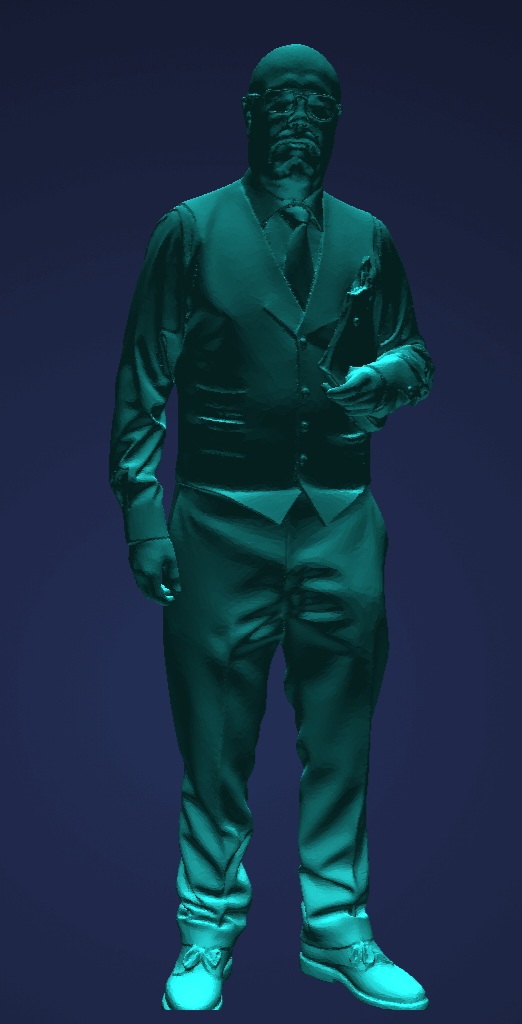 Office man with clipboard