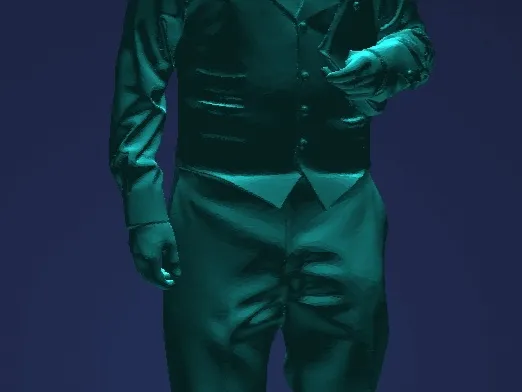 Office man with clipboard