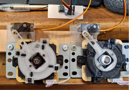 Sanwa JLF and clone joystick servo switchable 4/8 way restrictor gate