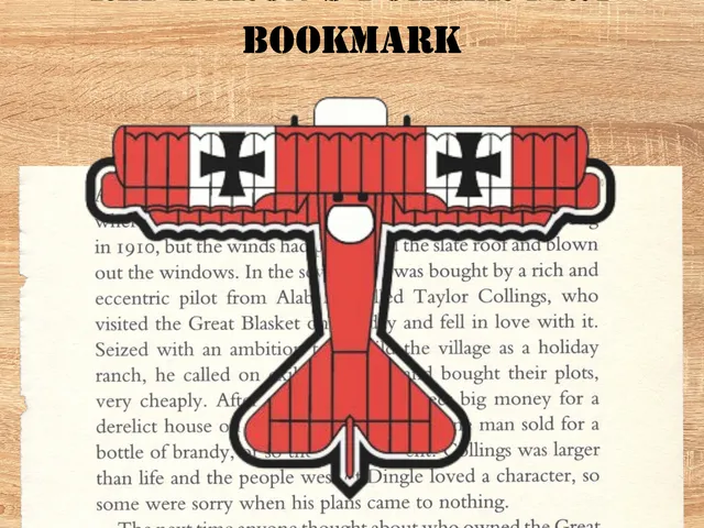Airplane bookmark - Fokker Dr1