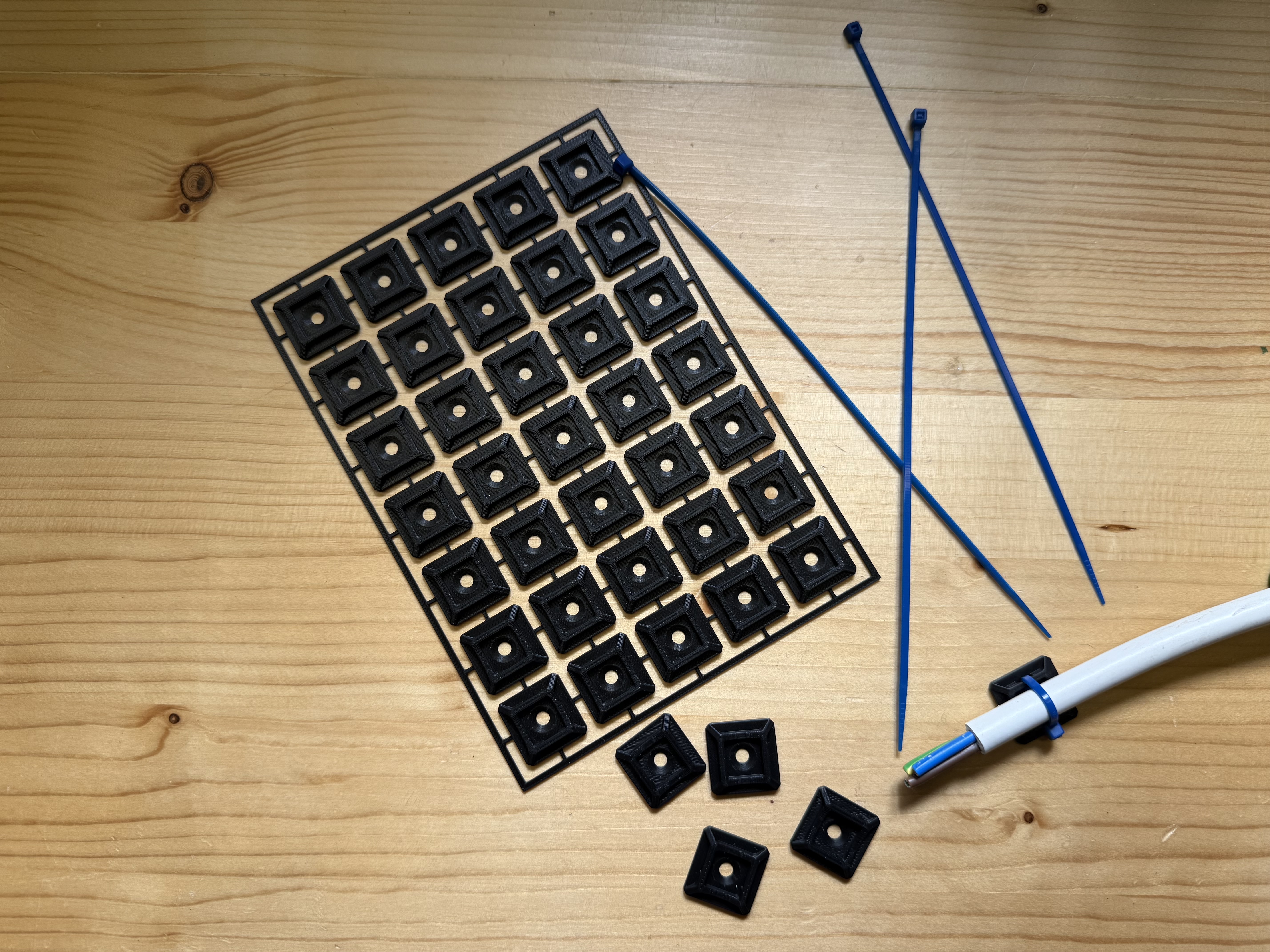 Cable Zip Tie Mount kit card II