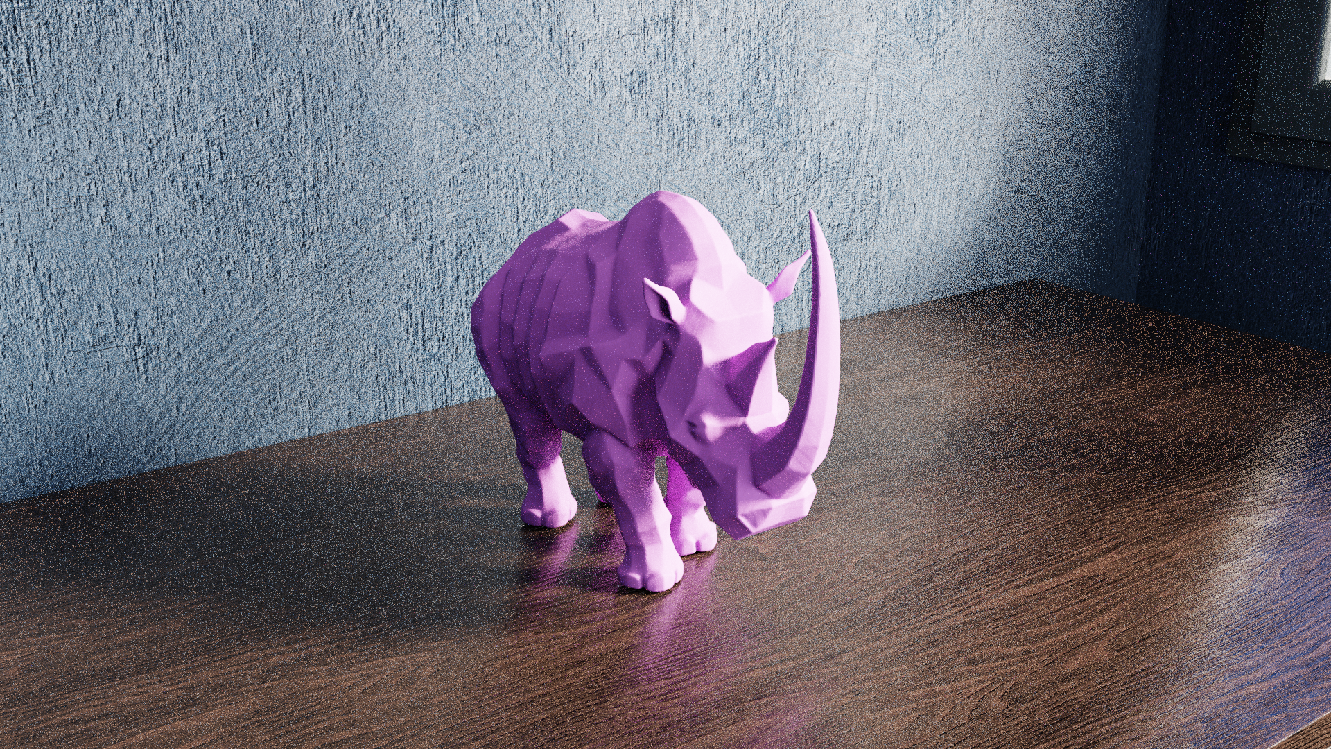 Miniatura 7 do modelo 3D Low Poly Rhino