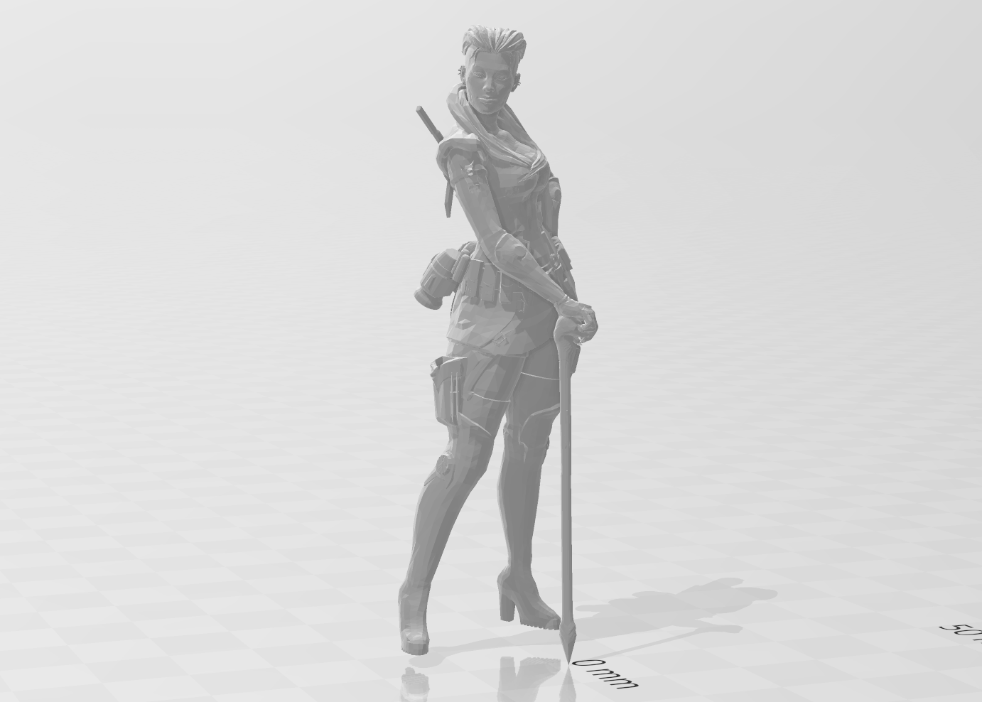 Apex Legends Loba - Assassin Low Poly Figure