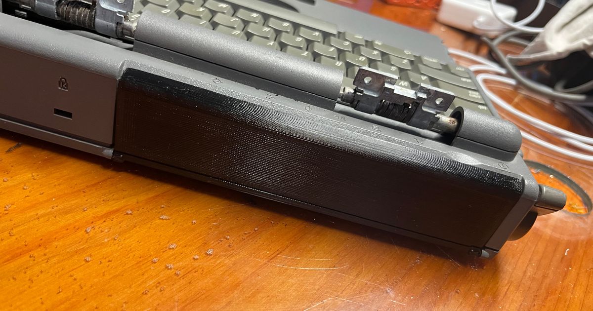 PowerBook 180 I/O Door by AEChadwick Download free STL model