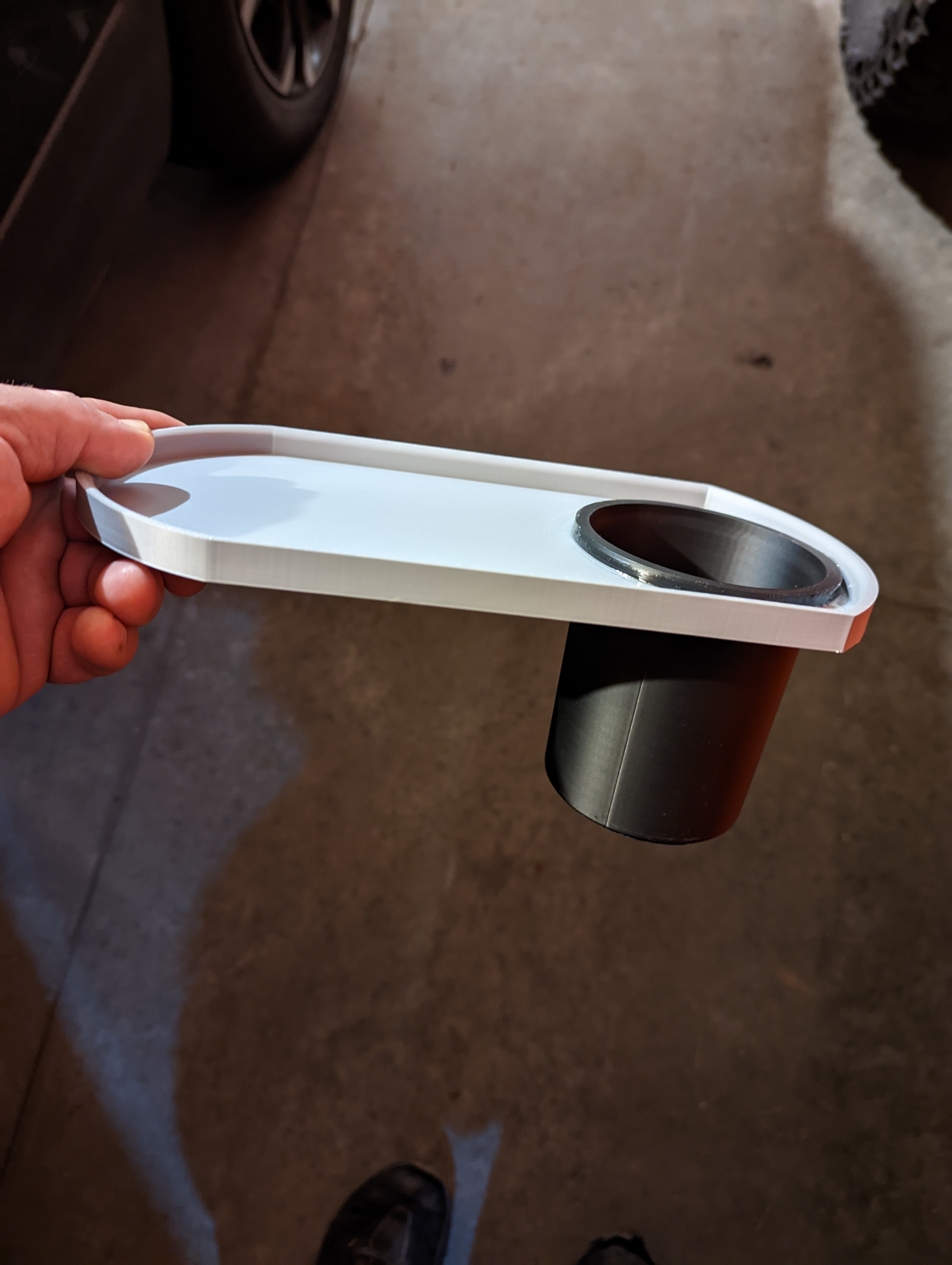 Cup Holder with Tray