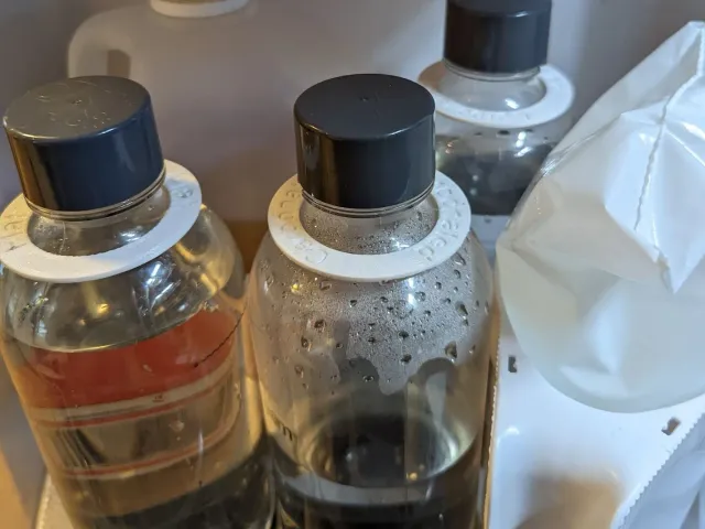 Sodastream Bottle Flat or Carbonated Tag