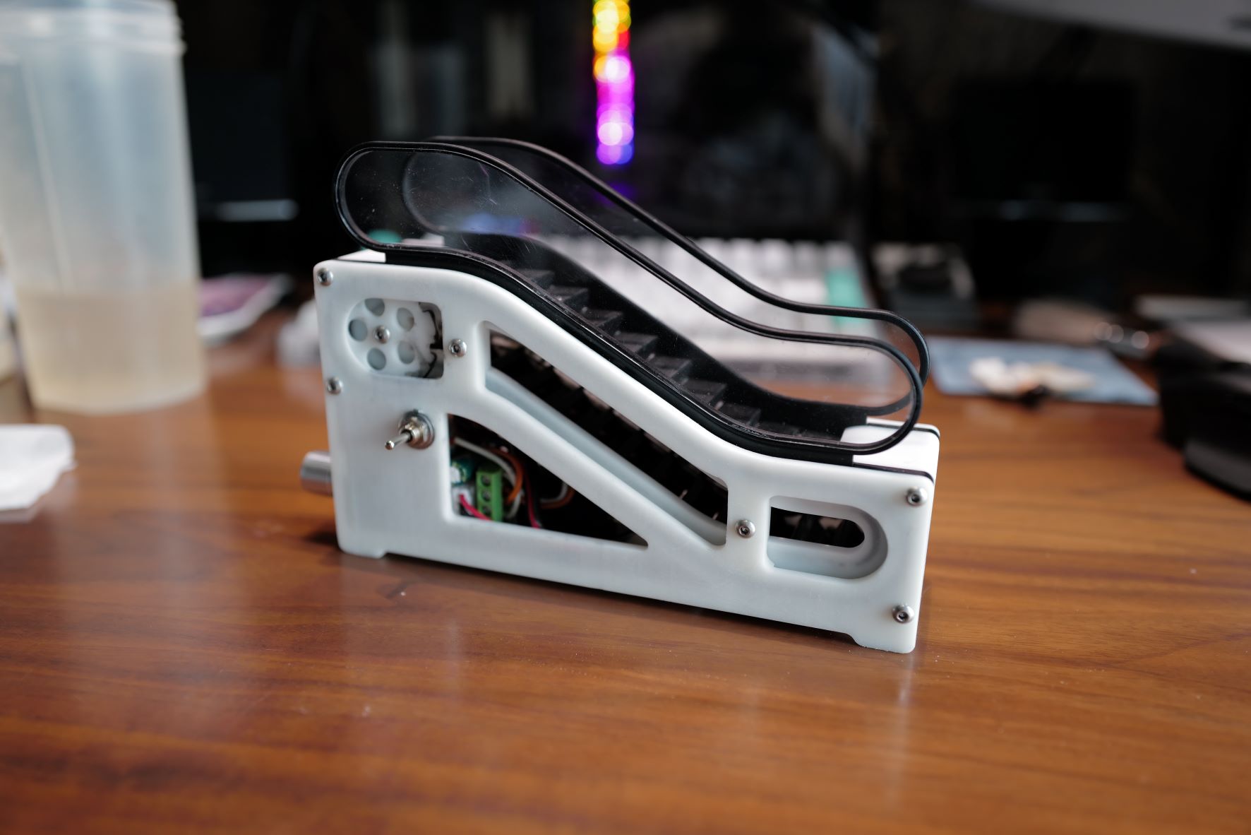 Motorized Mini Escalator Speed Control version 3D model thumbnail