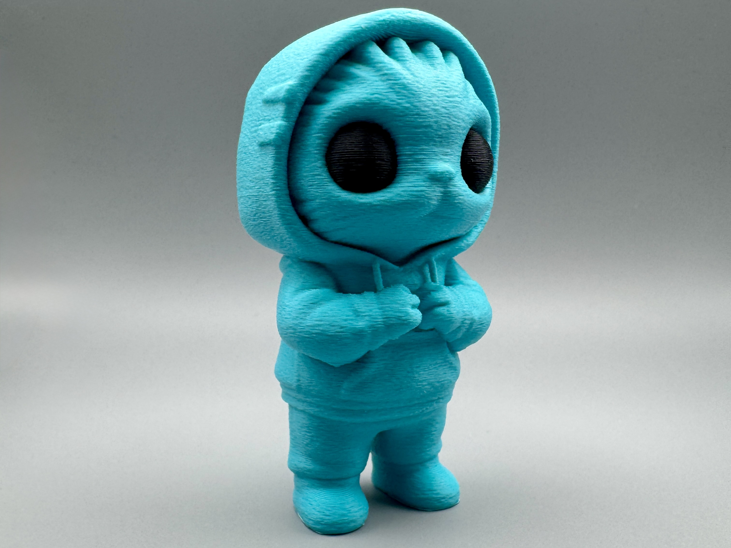 Hoodie Cat – Cute Urban Spirit Figurine (No-Support)