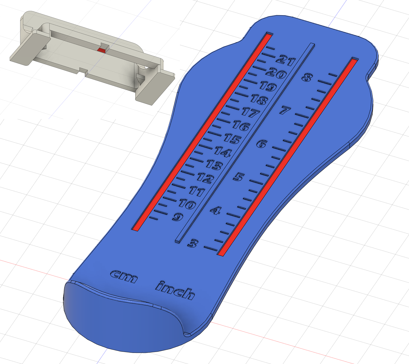 Kids foot measuring device reloaded by Martin Download free STL model