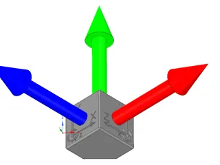 Coordinate System - Axis - Frame by Mathieu | Download free STL model ...