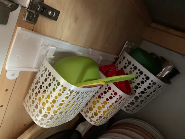 Under Counter Ikea  Basket Storage System