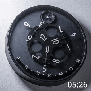 Improved Wandering Hour Clock by David Kingsman