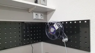 Filament Spoolholder for Pegboard