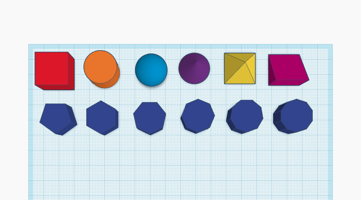 Miniatura 2 do modelo 3D Basic Shapes