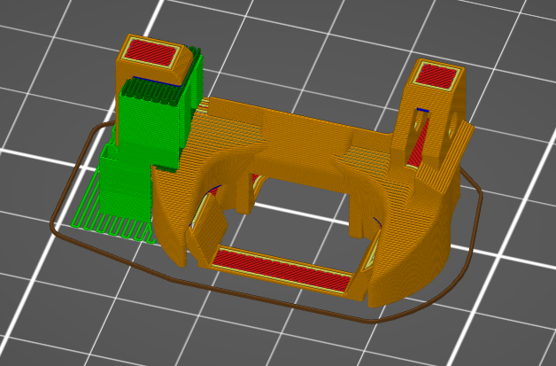 Prusa I3 MK3S Print fan Shroud with Support by Xoggy | Download free ...