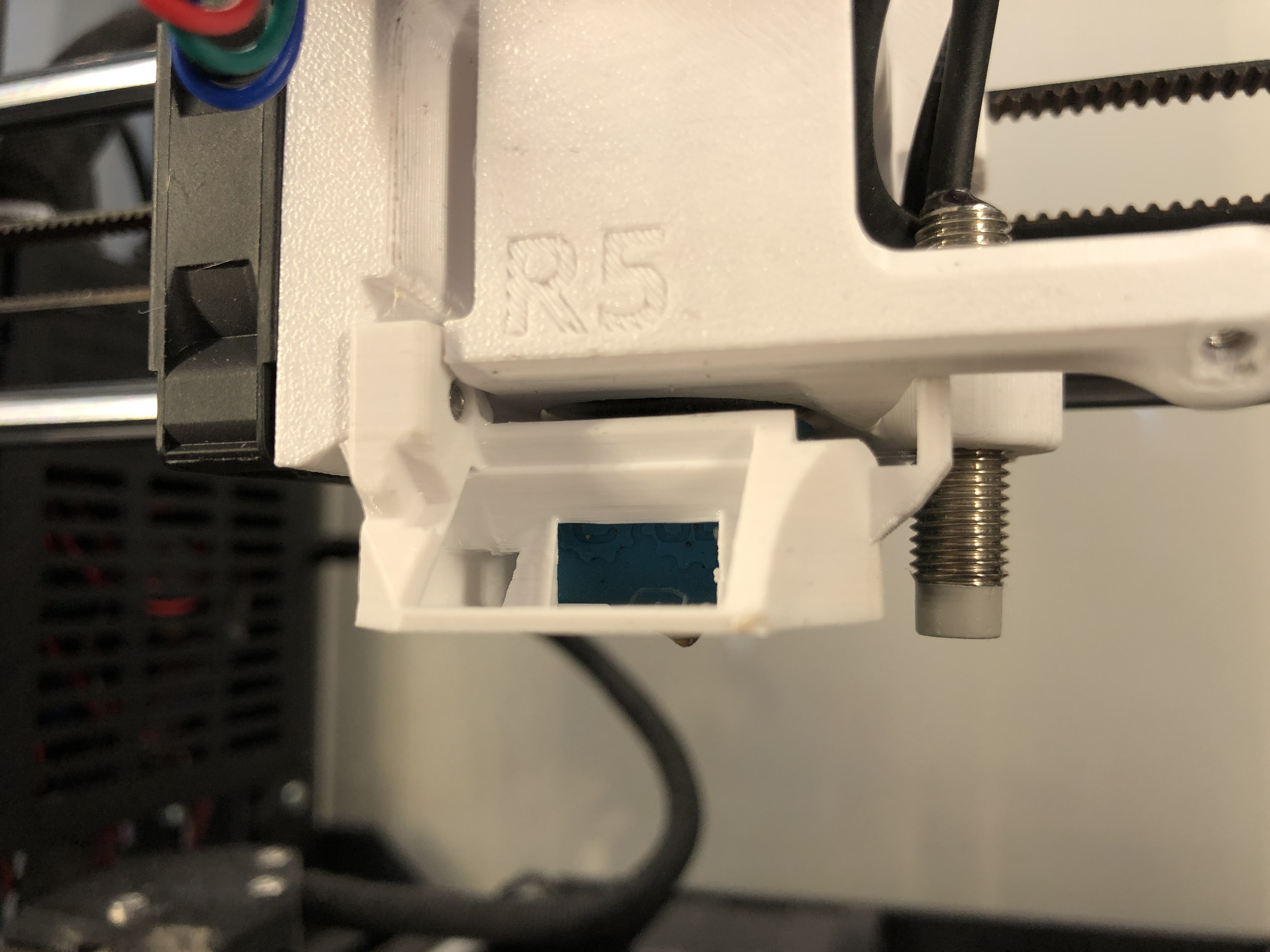 Prusa I3 MK3S Print fan Shroud with Support