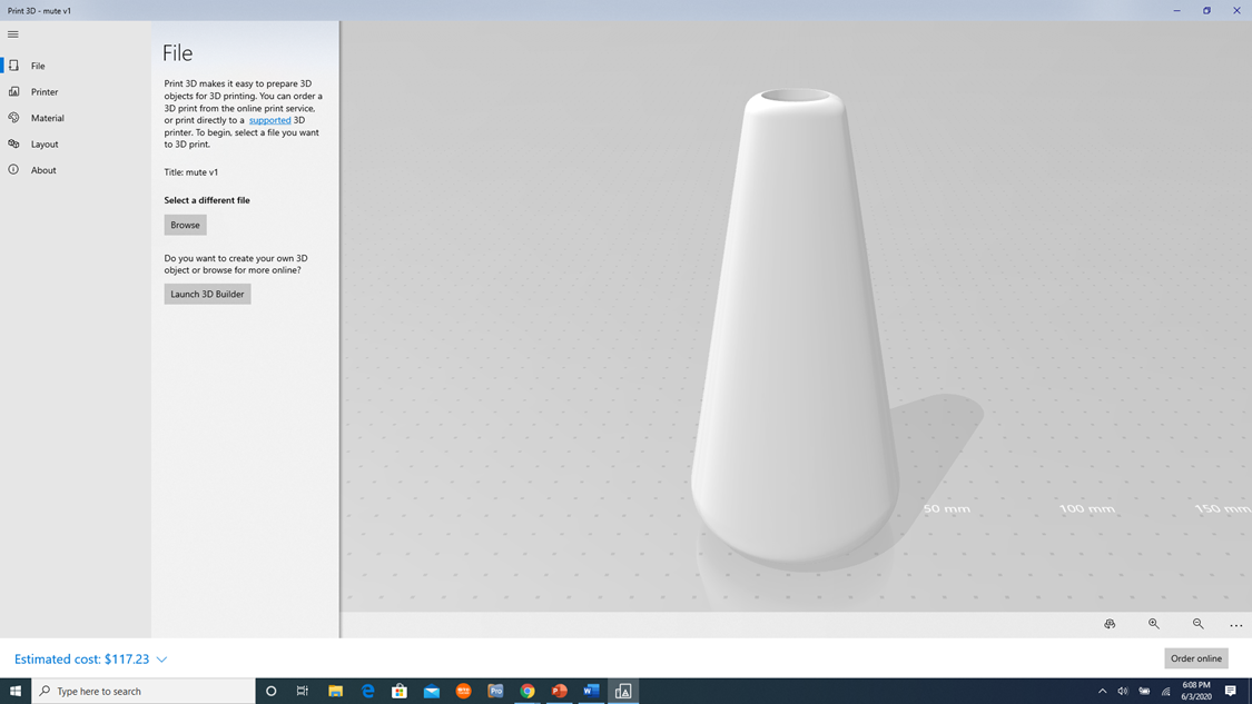 trumpet mute by FunGuy Download free STL model