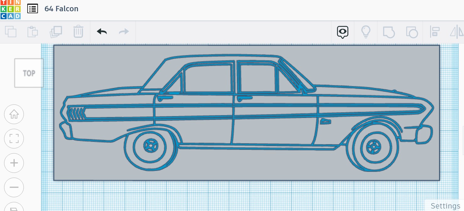 1964 Ford Falcon Plaque