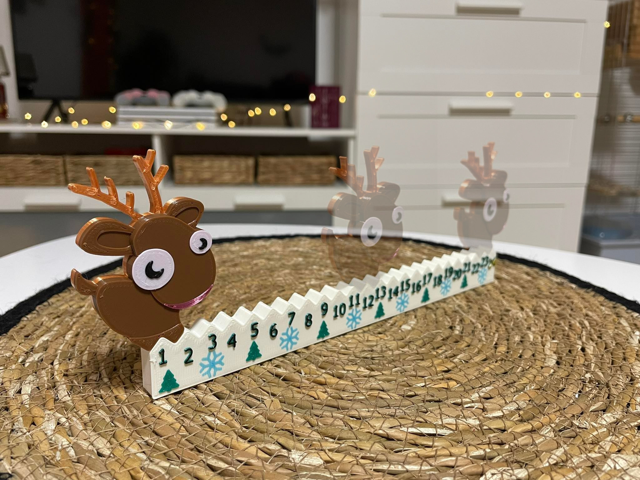 Mini Ruler Christmas Advent calendar ruler by Sysel | Download free STL model | Printables.com