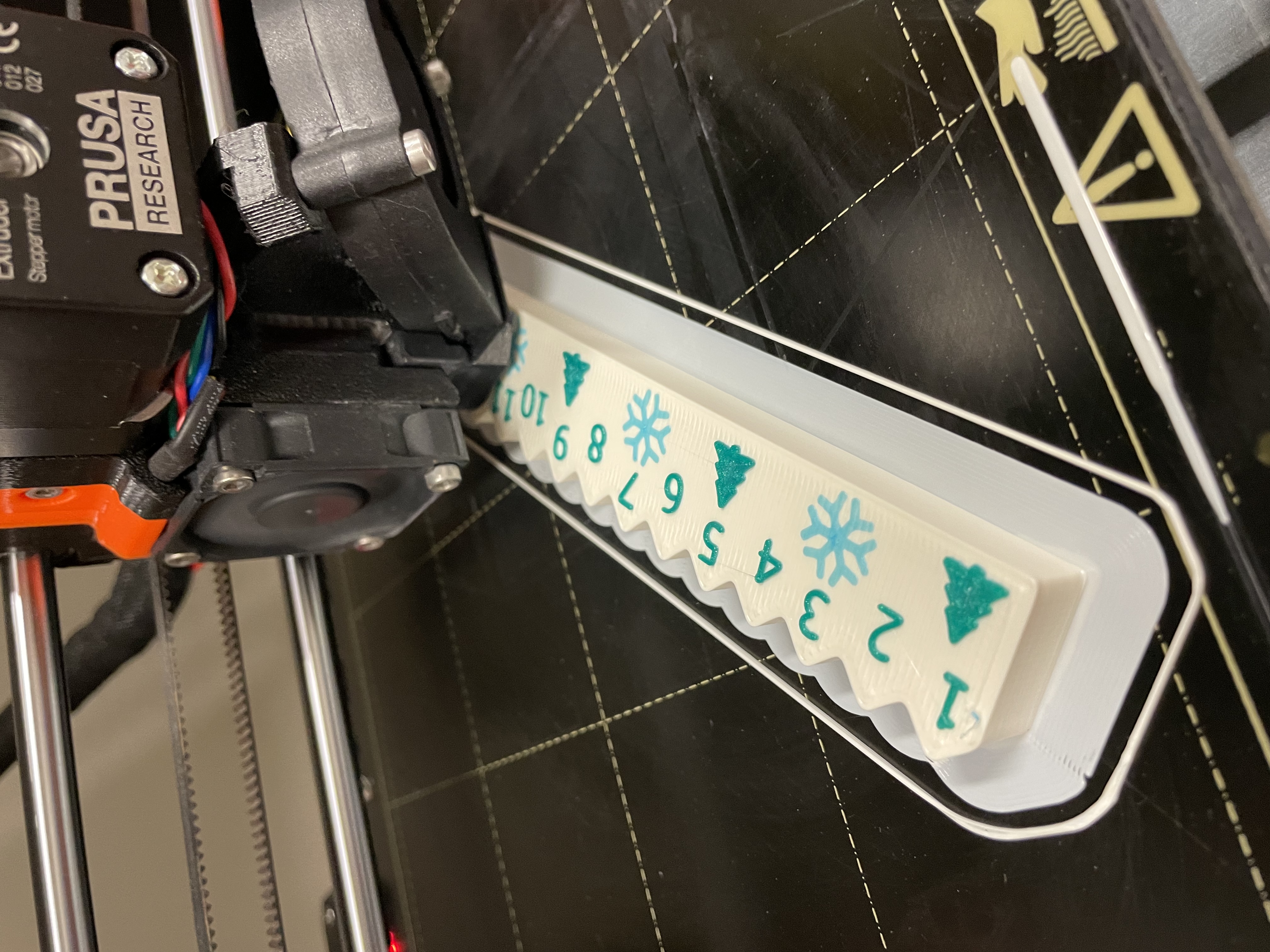 Advent calendar ruler by Sysel | Download free STL model | Printables.com