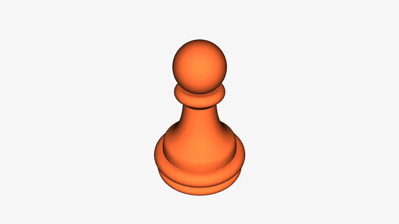 Chess Piece - Pawn 3D model 3D printable
