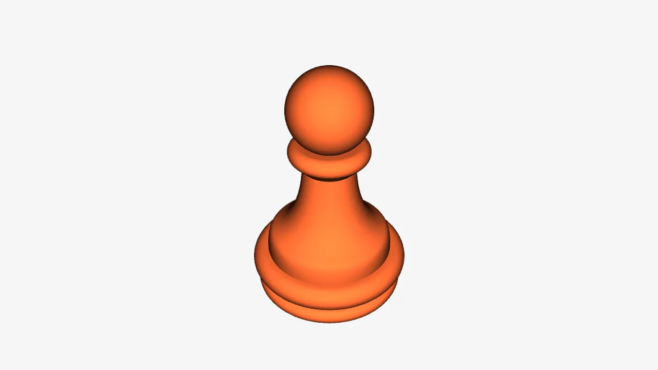 chess board free 3D model 3D printable