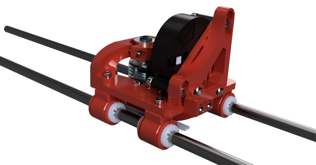 Davinci 1.0/1.0A Swivel Mount Toolhead/X Carriage V6 Air by m0nk(ee