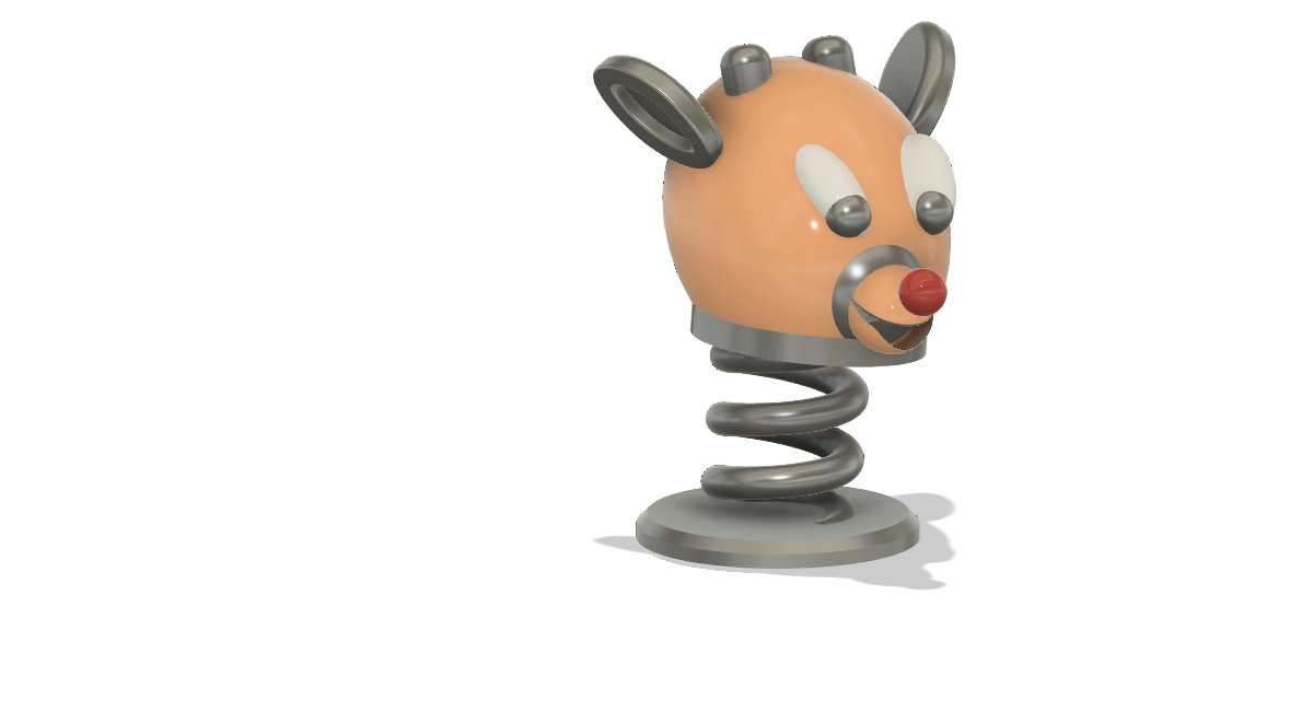 Rudolph the Red Nose Raindeer bobblehead by Tom Anderson (The Real NEO ...