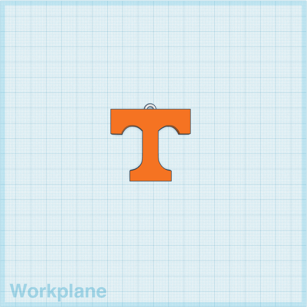 Tennessee T Logo - Ornament