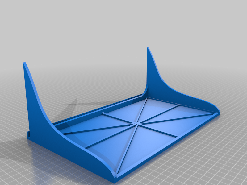 TV Accessory Shelf by Oleg Kolokolov Download free STL model